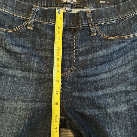 Judy Blue Women’s High Rise Dark Wash Pull‎ On Skinny Jeans Sz 13/31 Stretch - Picture 11 of 12